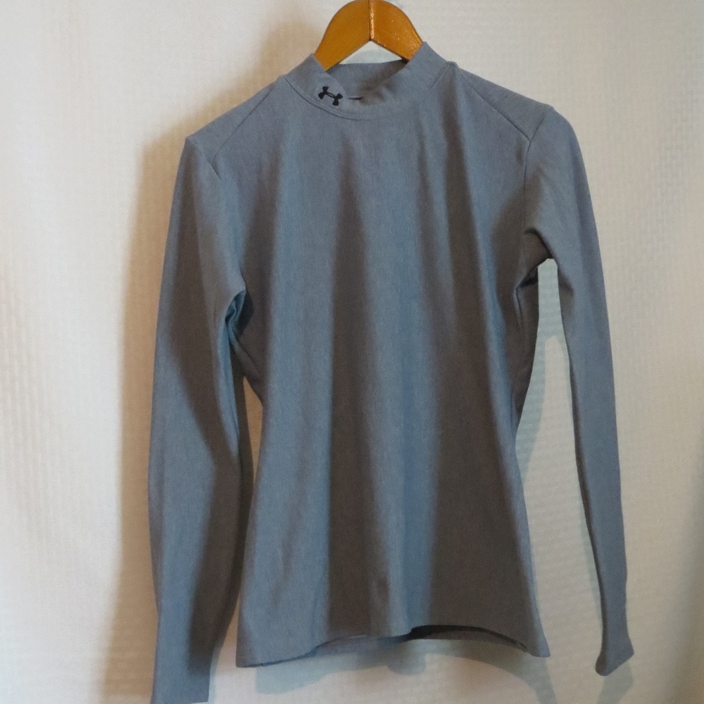 Blue Marbled Under Armour Fitted Top Sz XLg  A8